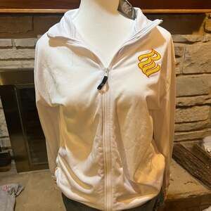 Vintage Rocawear Classic Y2K White Full Zip Track Jacket